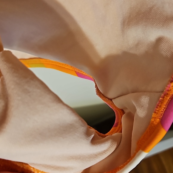 Kona Sol multi color high waisted full coverage bathing suit bottom.  NWT - Picture 6 of 6